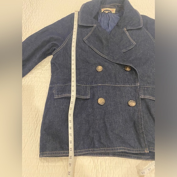 NWOT Free people denim car coat - Picture 8 of 10